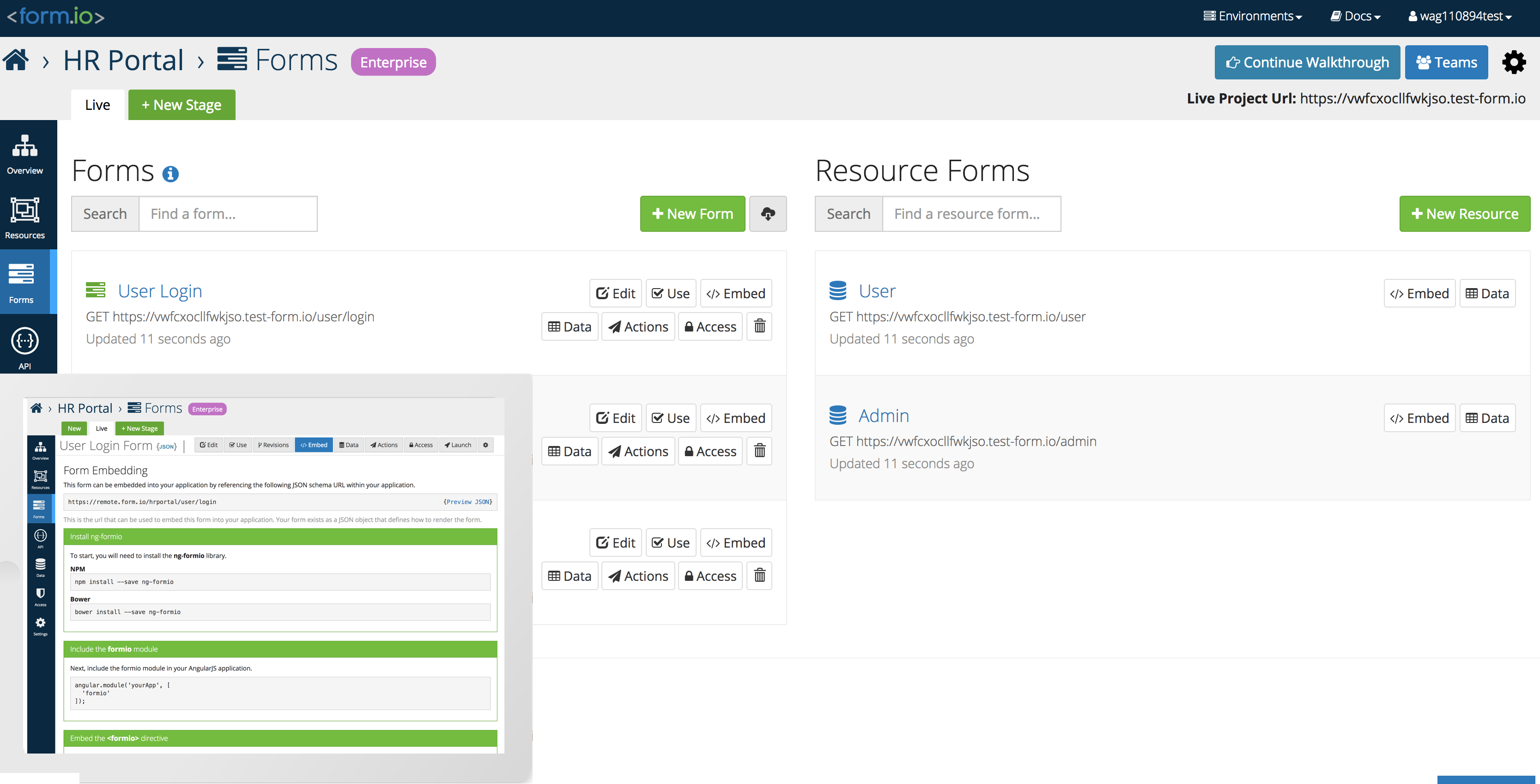 Form.io UI